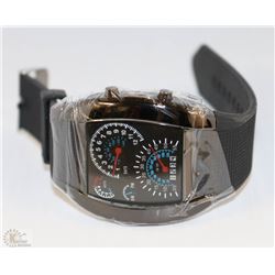 42) NEW CUSTOM LED WATCH - BLACK