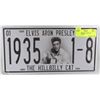 Image 1 : 98) ELVIS PRESLEY NEW TIN LICENSE PLATE