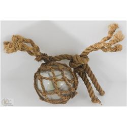 ANTIQUE FISH FLOAT IN NET