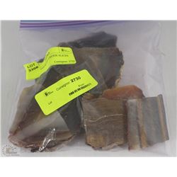 BAG OF ASSORTED GEODE SLICES