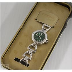 BRAND NEW SILVER CHEVAL SPORT WOMENS WATCH WITH