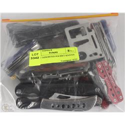 LOT OF ASSORTED POCKET KNIVES