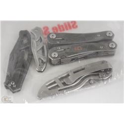 LOT OF 4 GERBER POCKET KNIVES