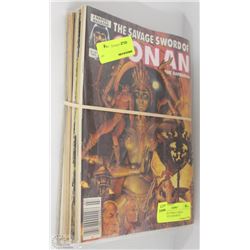 ASSORTED CONAN COMICS - BUNDLE OF 9 ASSORTED