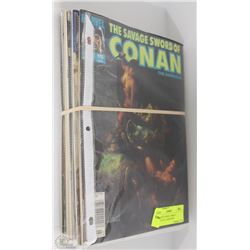 ASSORTED CONAN COMICS - BUNDLE OF 12