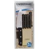 Image 1 : NEW 6PC FARBERWARE KNIFE SET IN BLOCK