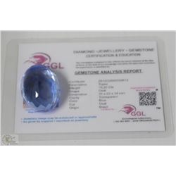 74) TOPAZ 75.20CT WITH COA - HEATED