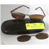 Image 1 : AUTHENTIC GUCCI PRESCRIPTION FRAMES AND 2 CLIP ON