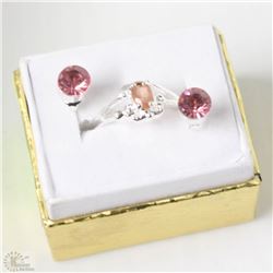 S/S FASHION RING WITH EARRINGS