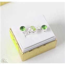 S/S FASHION RING WITH EARRINGS