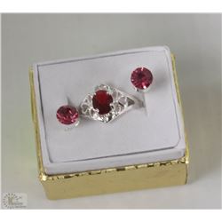 S/S FASHION RING WITH EARRINGS