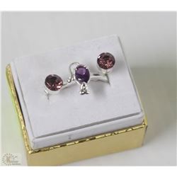 S/S FASHION RING WITH EARRINGS