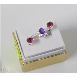 S/S FASHION RING WITH EARRINGS