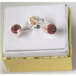 S/S FASHION RING WITH EARRINGS