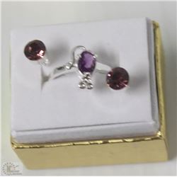 S/S FASHION RING WITH EARRINGS