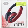 Image 1 : NEW RED VORTEX STEREO HEADPHONES WITH STEREO