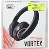 Image 1 : NEW BLACK VORTEX STEREO HEADPHONES WITH STEREO