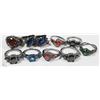 Image 1 : BAG OF FASHION RINGS MOSTLY SIZE 6