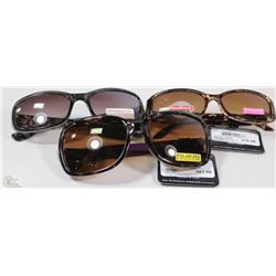 BAG OF 3 WOMENS FOSTER GRANTS SUNGLASSES