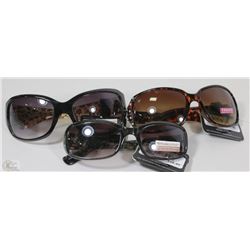 BAG OF 3 WOMENS FOSTER GRANTS SUNGLASSES