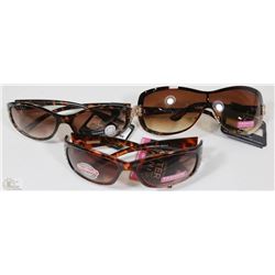 BAG OF 3 WOMENS FOSTER GRANTS SUNGLASSES