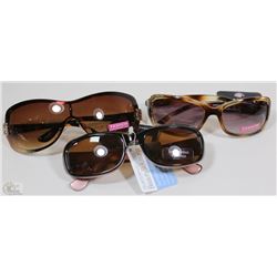 3 PAIRS OF LADIES FOSTER GRANT SUNGLASSES