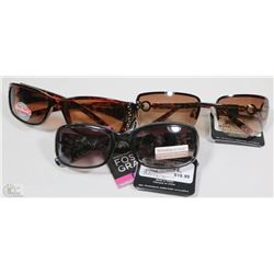 3 PAIRS OF LADIES FOSTER GRANT SUNGLASSES