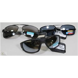 3 PAIRS OF MENS FOSTER GRANT SUNGLASSES