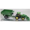 Image 1 : ERTL JOHNE DEERE TRACTOR AND TRAILER