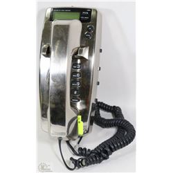 VINTAGE STAINLESS STEEL PHONE WITH