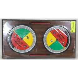 VINTAGE CYCLE CRIBBAGE BOARD GAME