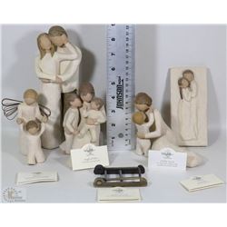 SET OF 5 WILLOWTREE FIGURINES