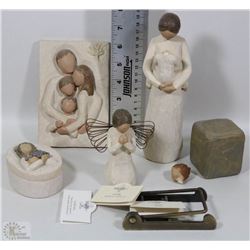 SET OF 5 WILLOWTREE FIGURINES