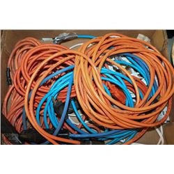 FLAT OF 8 EXTENSION CORDS