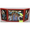 Image 1 : FOLK ART HAND PAINTED PRAYER ALTER SCREEN,