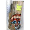 Image 1 : FOLK ART PAINTED WOOD MASK