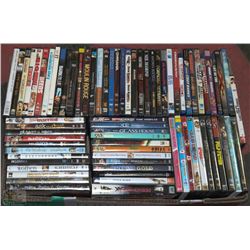 FLAT OF ASSORTED DVD MOVIES
