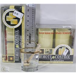 BRAND NEW REMOTE CONTROL CANDLES SET OF 2