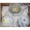 Image 1 : BOX LOT- SMALL DOME CEILING LIGHT FIXTURES (7)