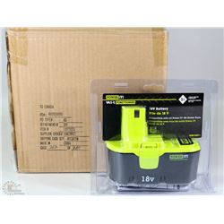 CASE OF 4 POWER IT 18V BATTERY PACKS