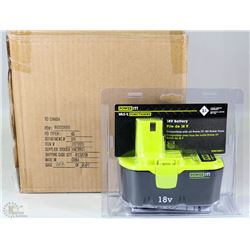 CASE OF 4 POWER IT 18V BATTERY PACKS