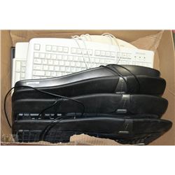 LOT OF 8 MICROSOFT HP LOGITECH KEYBOARDS