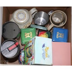 TEA LOVERS BOX INCL TEA POTS, ASSORTED TEA, MUGS