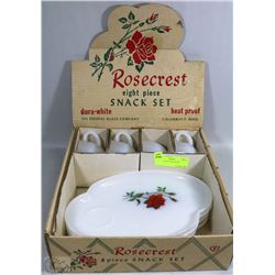 ROSECREST 8PC SNACK SET