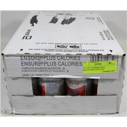 CASE OF 24 ENSURE MEAL REPLACEMENT BOTTLES