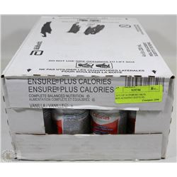 CASE OF 24 ENSURE MEAL REPLACEMENT BOTTLES