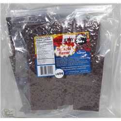 OVER 1LB OF TERIYAKI FLAVORED JERKY