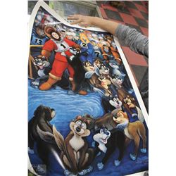 DISNEY SIGNED PRINT  BY GIAN CASSARINO 2ND EDITION