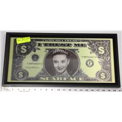 MONEY THEMED 3D FRAMED PICTURE