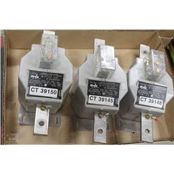 LOT OF 3 ITRON CURRENT TRANSFORMERS